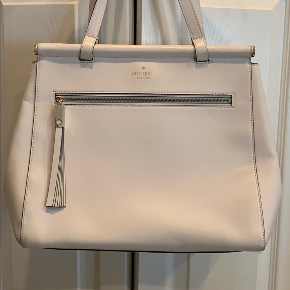 Kate Spade large cream color handbag